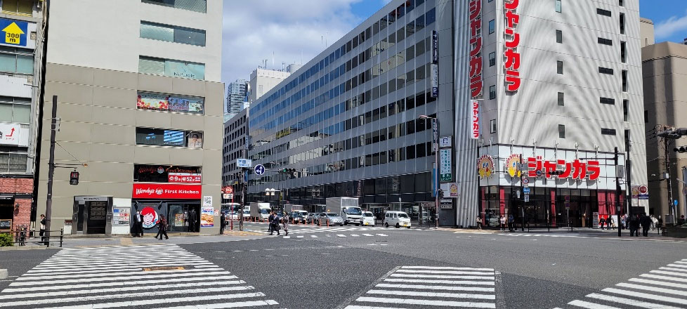 JR大阪駅　御堂筋口改札からのルート7