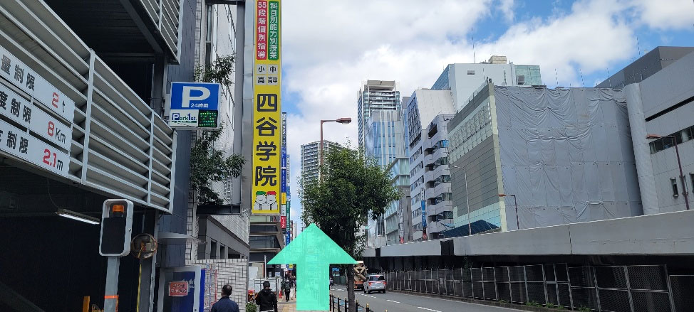 地下鉄御堂筋　梅田駅　北改札からのルート6